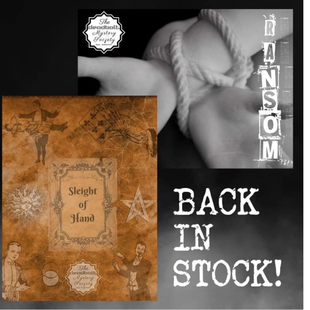 Deadbolt Mystery Society Sleight of Hand and Ransom (WANTED DO NOT BUY)